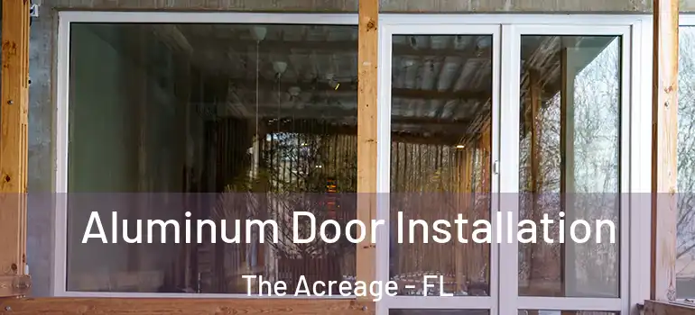 Aluminum Door Installation The Acreage - FL