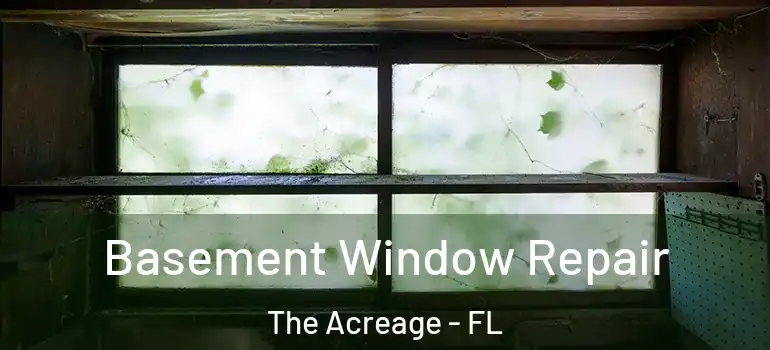 Basement Window Repair The Acreage - FL