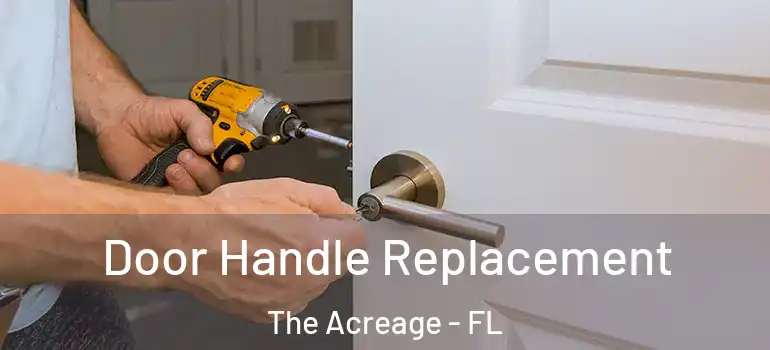 Door Handle Replacement The Acreage - FL