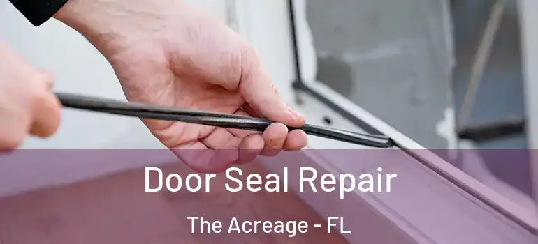 Door Seal Repair The Acreage - FL
