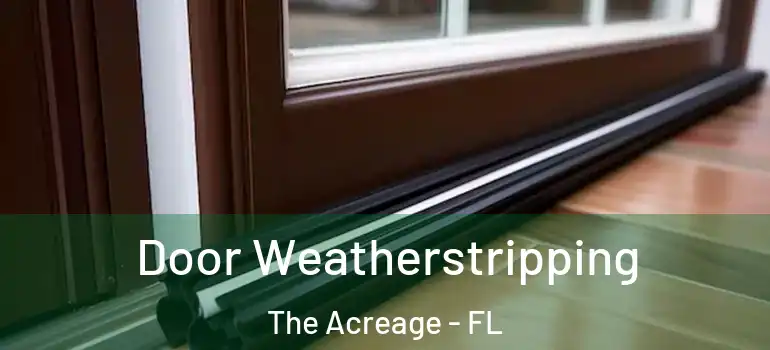 Door Weatherstripping The Acreage - FL