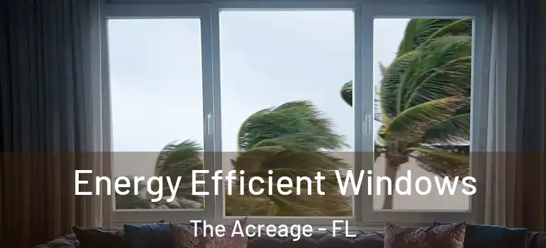 Energy Efficient Windows The Acreage - FL
