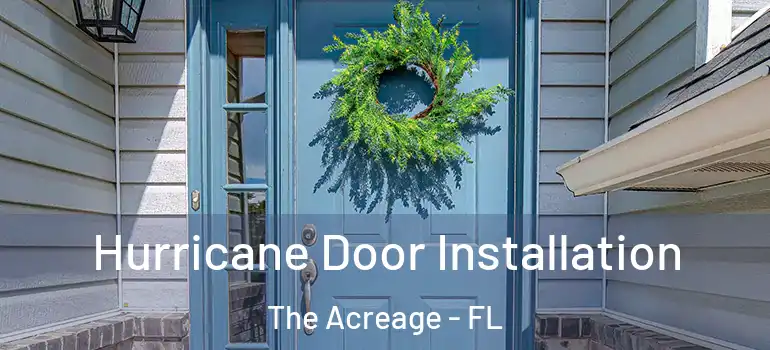 Hurricane Door Installation The Acreage - FL