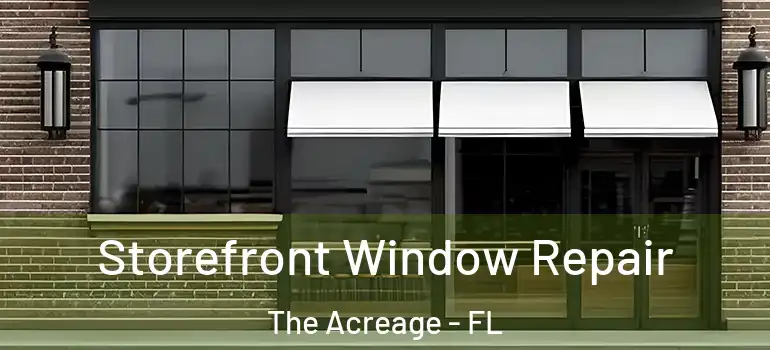 Storefront Window Repair The Acreage - FL