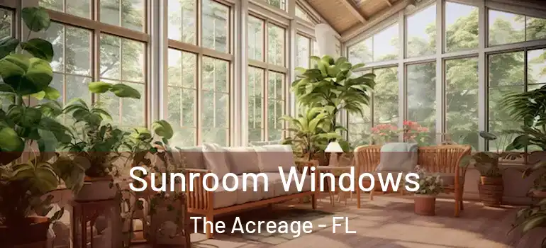 Sunroom Windows The Acreage - FL